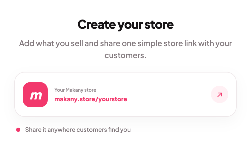 Create your store